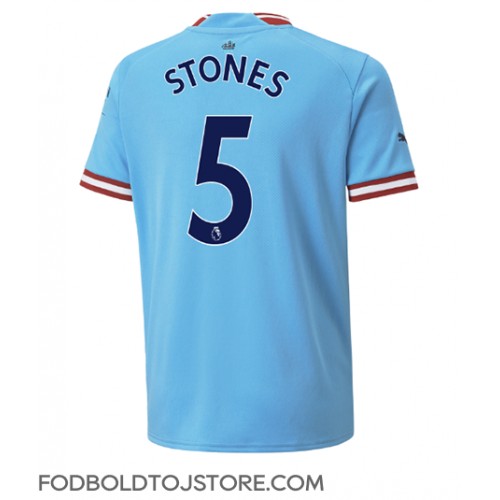 Manchester City John Stones #5 Hjemmebanetrøje 2022-23 Kortærmet